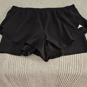 Adidas Black Athletic Shorts Moisture-Wicking Performance